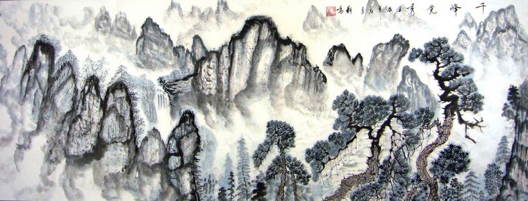 中国传统山水画
