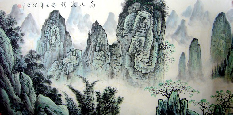 客厅风景山水画